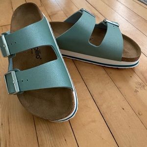 Papillio (Birkenstock) platform sandal, sz 38, NEW